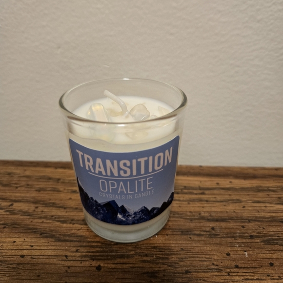 Transition Opalite Crystals in Candle - Picture 2 of 2